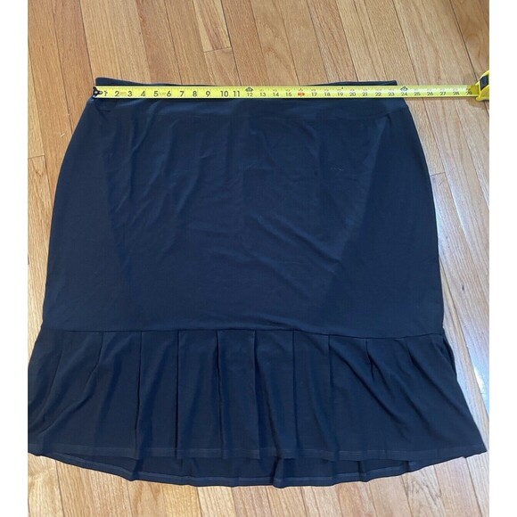 J. Jill Wearever Collection Pull On Jersey Knit Skirt Plus Size 4X Black NEW TAG - Picture 6 of 10